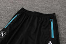 Conjunto Napoli 21/22 Preto - Kappa - Com Fecho
