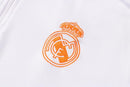 Conjunto Real Madrid 21/22 Branco - Adidas - Com Ziper