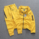 Conjunto Tech Fleece Nike - Amarelo