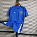 Camisa Itália Home 24/25 s/n° Torcedor Adidas Masculino - Azul