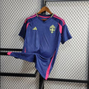 Camisa Suécia Away 24/25 s/n° Torcedor Adidas Masculino - Azul marinho