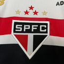 Camisa São Paulo 25/26 Casa New Balance Masculina - Branco+Vermelho