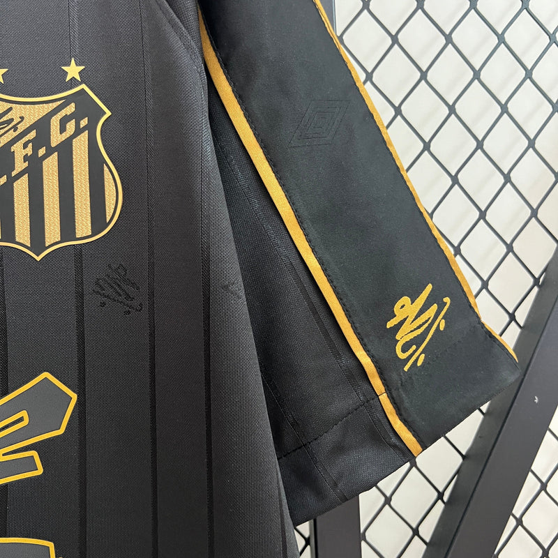 Camisa Santos Edição Charlie Brown Jr 24/25 Preta