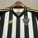 Camisa 1 Atlético MG 25/26 Preta e branca - (Feminina)