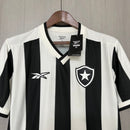Camisa Reebok Botafogo 24/25 Casa - Preta e Branca  (Patch)
