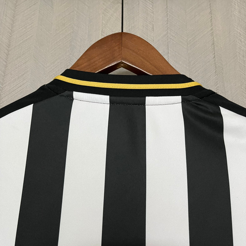 Camisa 1 Atlético MG 25/26 Preta e branca - (Feminina)