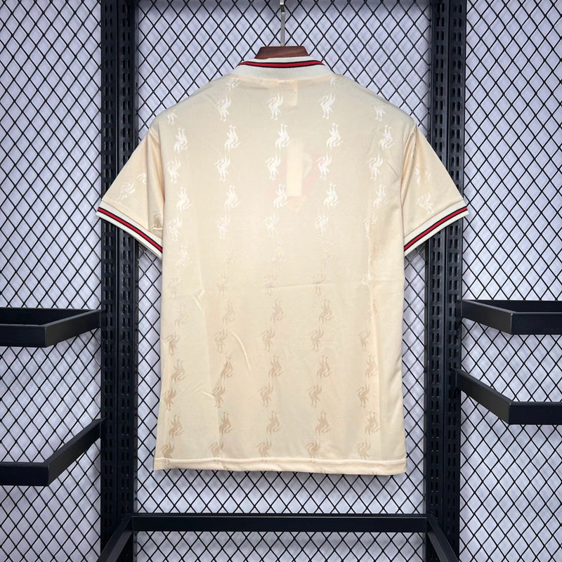 Camisa Retrô Liverpool Away 96/97 Torcedor Reebok Masculina - Marfim